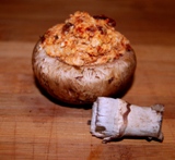 Mushroom with stuffing